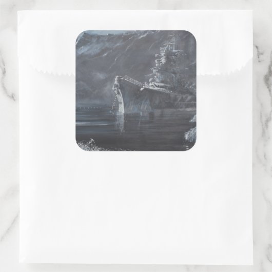 北ティルピッツノルウェーの唯一の女王1944 スクエアシール (バッグ)