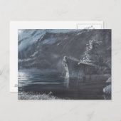 北ティルピッツノルウェーの唯一の女王1944 ポストカード (正面/裏面)