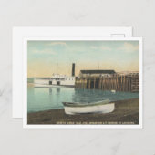 北ディアアイルメイン、波止場、1910年 ポストカード (正面/裏面)