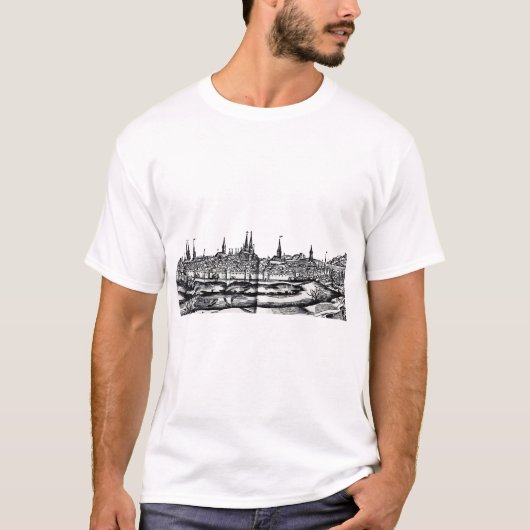 北ドイツのルベック市 Tシャツ (正面)
