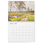 北ドイツの印象派 カレンダー (2月 2027)