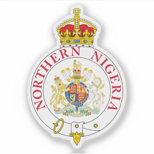 北ナイジェリア保護国章 シール (正面)