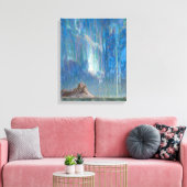 北ノルウェーからの北方灯（オーロラ） キャンバスプリント (インサイチュ (リビング))
