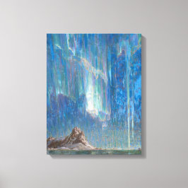 北ノルウェーからの北方灯（オーロラ） キャンバスプリント