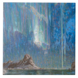 北ノルウェーからの北方灯（オーロラ） タイル