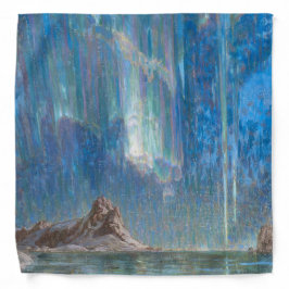 北ノルウェーからの北方灯（オーロラ） バンダナ