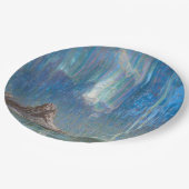 北ノルウェーからの北方灯(オーロラ) ペーパープレート (アングル)