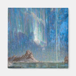 北ノルウェーからの北方灯（オーロラ） マグネット