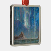 北ノルウェーからの北方灯(オーロラ) メタルオーナメント (右)