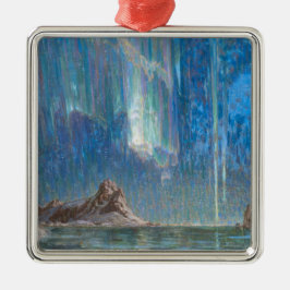 北ノルウェーからの北方灯（オーロラ） メタルオーナメント