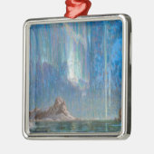 北ノルウェーからの北方灯(オーロラ) メタルオーナメント (左)