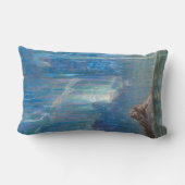 北ノルウェーからの北方灯(オーロラ) ランバークッション (裏面)