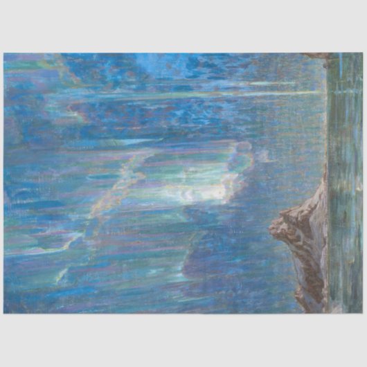 北ノルウェーからの北方灯（オーロラ） 薄葉紙 (正面)