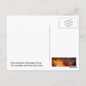 北ノルウェーハガキ ポストカード (裏面)