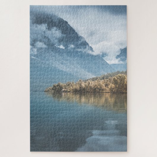 北ノルウェー風景写真 ジグソーパズル (縦)