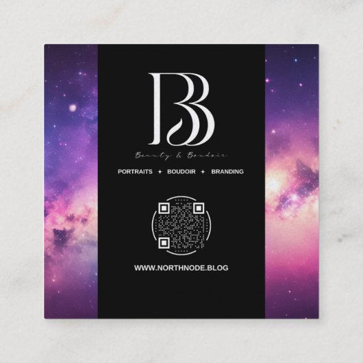 北ノードのBizカード スクエア名刺 (裏面)