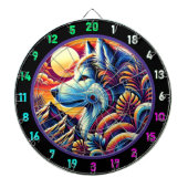 北ハスキーのピークスウォールアクセント ダーツボード (正面)