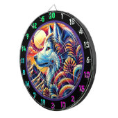 北ハスキーのピークスウォールアクセント ダーツボード (正面右)