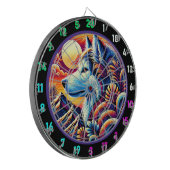 北ハスキーのピークスウォールアクセント ダーツボード (正面左)