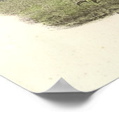 北ハリアー(リングや輪の尾を持つタカ)のNY鳥 ポスター (角)