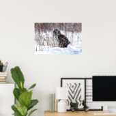 北ハリア女性 ポスター (ホームオフィス)