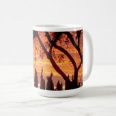 北ハリウッドの夕日がコーヒーマグに コーヒーマグカップ (正面右)