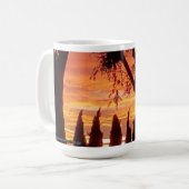 北ハリウッドの夕日がコーヒーマグに コーヒーマグカップ (正面左)