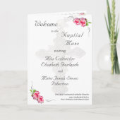 北バラ伝統的カソリッ結婚クス プログラム (正面)