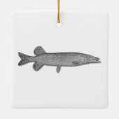 北パイク – ジャクフィッシュ セラミックオーナメント (裏面)