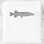 北パイク 楕円形シール (バッグ)