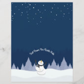 北パーソナライズされた極からのサンタ文字 (裏面)