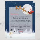 北パーソナライズされた極からのサンタ文字 (正面/裏面)