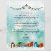 北パーソナライズされた極からのサンタ文字 (正面/裏面)