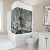 北ピグミフクロウ シャワーカーテン (インサイチュ)