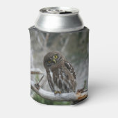 北ピグミフクロウ 缶クーラー (缶裏面)