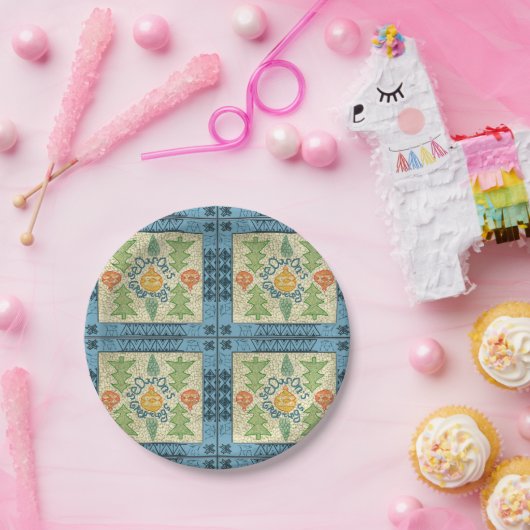 北フォーク季節のごあいさつ ペーパープレート (パーティー)