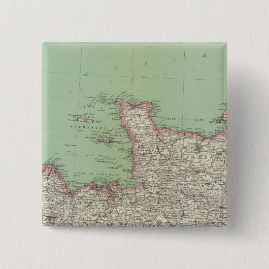 北フランス 缶バッジ (正面)