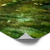 北フリジア湿原の牛の牧草地1918 ポスター (角)