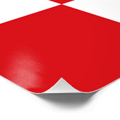 北ブラバント国旗 ポスター (コーナー)