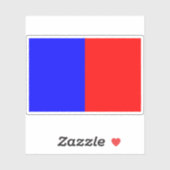 北プチシナ国旗 シール (シート)