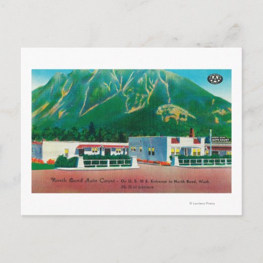 北ベンド自動コートの外部ビュー ポストカード (正面)