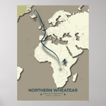 北ホエーター移動マップ – ミニマリスト