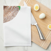 北ボブホワイト キッチンタオル (四つ折り)