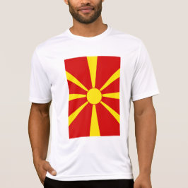 北マケドニアの旗 Tシャツ