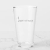 北マケドニアサッカー タンブラーグラス (裏面)