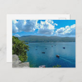 北マケドニア共和国の北アイルランド湖 ポストカード (正面/裏面)