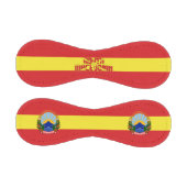 北マケドニア国旗と紋章愛国心 野球ボール (パネル)