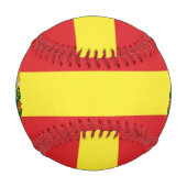 北マケドニア国旗と紋章愛国心 野球ボール (裏面)