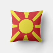 北マケドニア国旗 クッション (裏面)