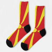 北マケドニア国旗 ソックス (左)